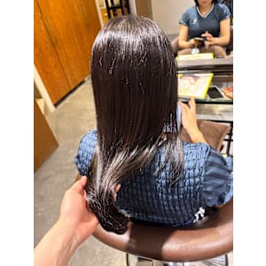 カラー/ラベンダーグレージュ/グレージュ/暗髪