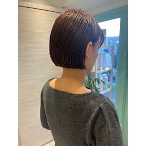 【F.】ぱつっとボブ