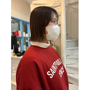 【20代、30代梅田、中崎町】外ハネ切りっぱなしボブ