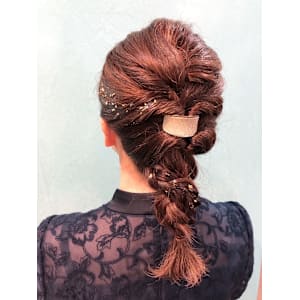 およばれヘアセット