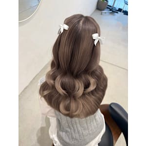 ベージュカラー/レイヤーカット