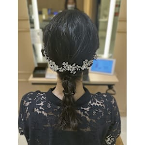 透明感カラー/ブリーチなしWカラー/髪質改善/伊勢原