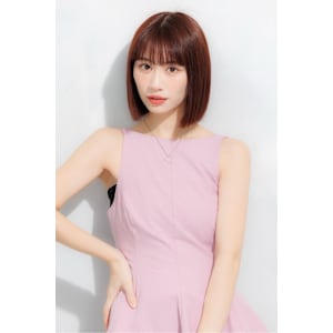 前髪カットボブストレート