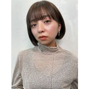 髪質改善ミニボブ