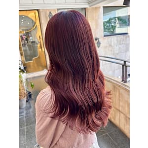 【YAGI】ブリーチなし大人可愛い艶髪ピンクラベンダー