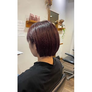 〈木賀　絵莉子〉ボブ×レッドブラウン - クロード・モネ 吉祥寺店【クロードモネ】掲載中