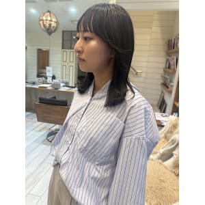 渋谷/デジタルパーマ/チェリーブラウン/フェザーパーマ