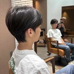 メンズ　ツヤカット