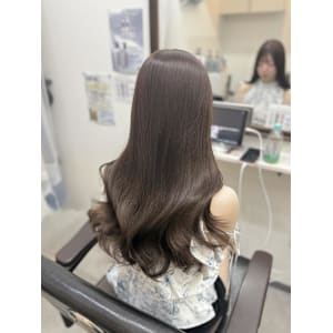 ブリーチなしで叶うグレージュヘア♪