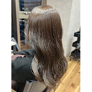 ロング 透明感カラー