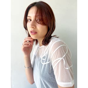 秋色ナチュラルボブ