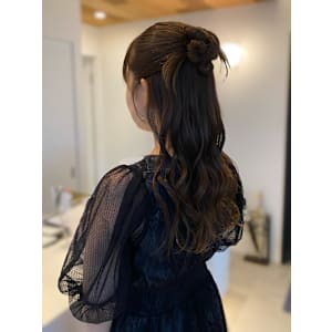 【SPADIC大阪梅田店】ハーフアップカチモリへア