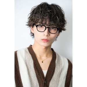 知的さと抜け感が漂うゆるふわ大人マッシュ[池袋/メンズ]