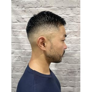 ハイフェードソフトモヒカンショート - グレイスフルバーバー プラチナム【グレイスフルバーバー プラチナム】掲載中