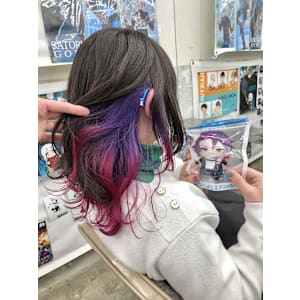 	 にじさんじ 渡会雲雀 インナーカラー グラデーションカラ