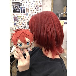 あんスタ 天城燐音 ダブルカラー ブリーチカラー レッド