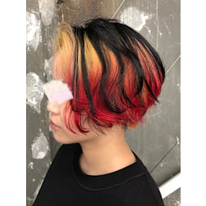 呪術廻戦 東堂葵 インナーカラー グラデーションカラー ショ