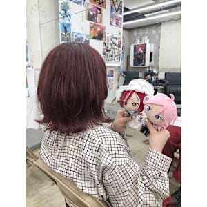 あんスタ 逆先夏目 カシスレッド ボルドーレッド 暖色系カラ