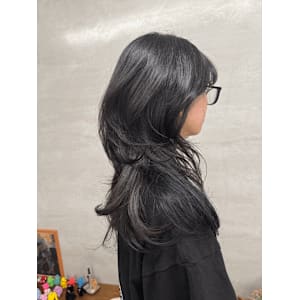 ハイレイヤー/ハッシュカット/レイヤーカット