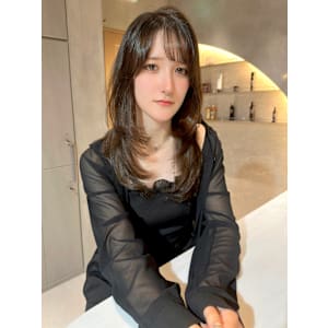 レイヤーカットハッシュカット髪質改善ハイライトカラー30代