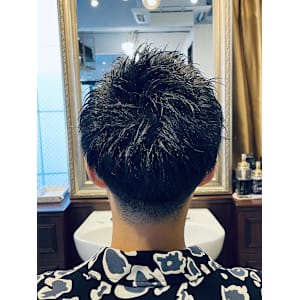 【30代 男性】ロンドンツーブロショート（大宮/バーバー）