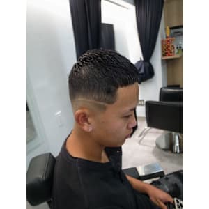 バーバーショートラフクロップライン/渋谷/代々木