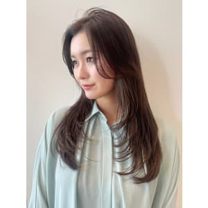 レイヤーカット*顔周りレイヤー*ロング*髪質改善トリートメン
