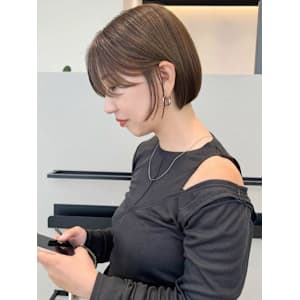 ボブ*大人ボブ*顔周りカット*前髪カット*後れ毛*30代40 - K-two あべのキューズモール店【ケーツー】【ケーツーアベノキューズモールテン】掲載中