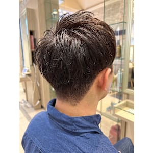 ツーブロック×ソフトモヒカン◎清潔感ショートナチュラルカラ