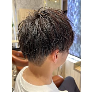 簡単スタイリング◎メンズパーマニュアンスパーマくせ毛風