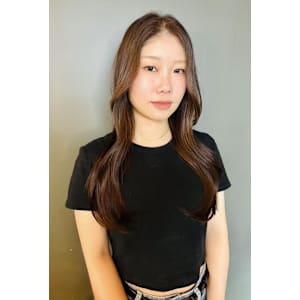 韓国風/くびれ巻き/オリーブベージュ