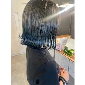毛先カラー