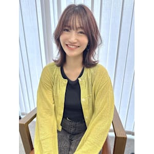 くびれミディレイヤー×ライラックブラウン