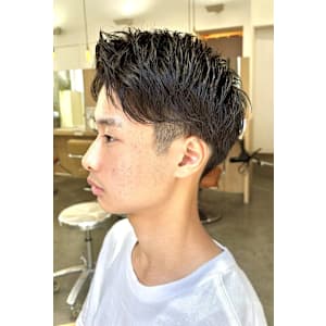 【 束感ショートアップバング　】