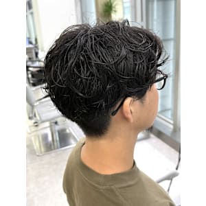 【arteHAIR】メンズパーマ/センターパート