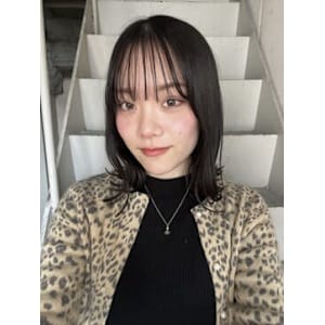 ブルーブラック 外ハネボブ