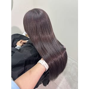 ラベンダーグレージュ/ダブルカラー/髪質改善/韓国