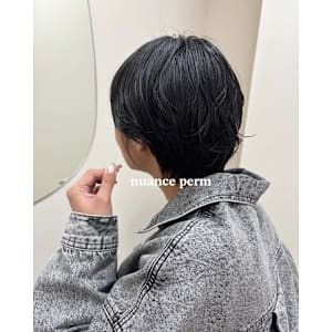ワンレンボブ前下がりショート内巻きワンカール鎖骨ミディアム
