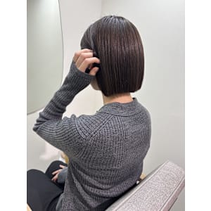 韓国切りっぱなしボブ/タッセルボブ/顔まわり/ワイドバング