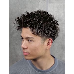 アップバングショート - ヒロ銀座BARBER SHOP 大宮店【ヒロギンザバーバーショップオオミヤテン】掲載中
