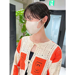 ショートヘアくびれ丸みボブ