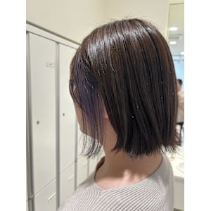 イヤリングカラー×パープル