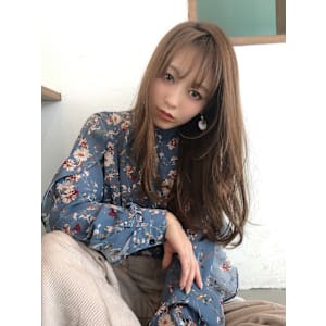 【松戸 右京】ナチュラルストレート×透けバング