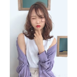 【松戸 右京】くしゃっとラフな大人ミディ