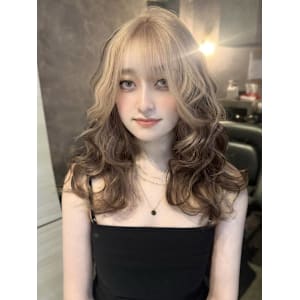 《巴結生》デザインカラー/ローライト/ミルクティーベージュ