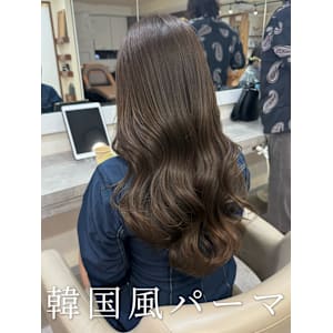 韓国風パーマ/コテ巻き風パーマ/デジタルパーマ/レイヤー