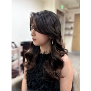 韓国風パーマ/コテ巻き風パーマデジタルパーマ/レイヤー