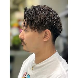 men's/メンズ/ダウンパーマ/黒染め/韓国/白髪染め