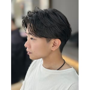 men's/メンズ/ダウンパーマ/黒染め/韓国/白髪染め