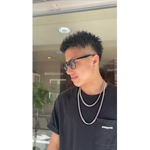 Shiya 平井×メンズツーブロックショート